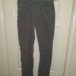 Lucky Brand 121 Slim Gray Corduroy Cotton Blend Pants Men's sz 29x32.